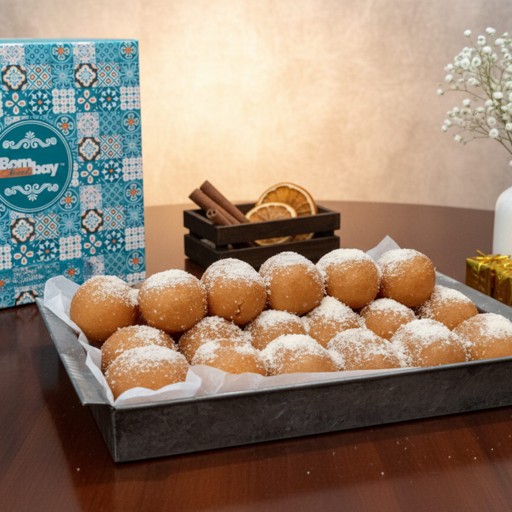 Classic Gulab Jamun with a Coconut