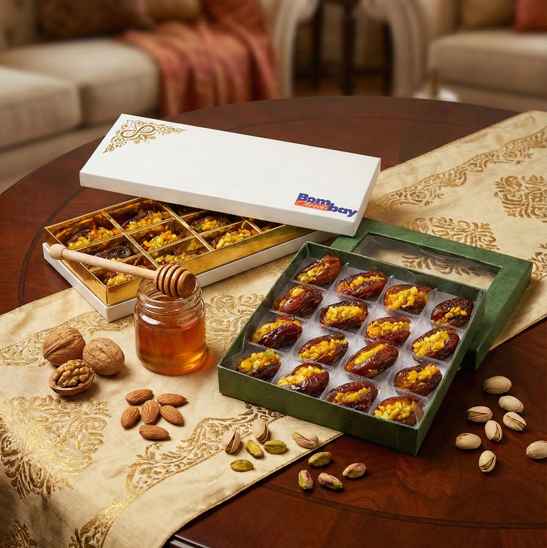 Dates with Dry Fruits & Honey