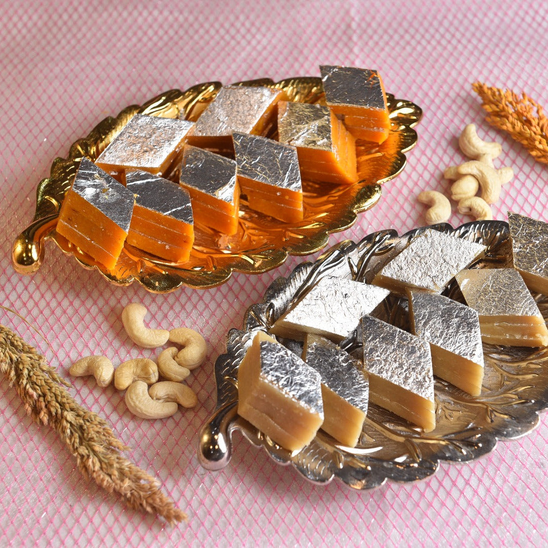 Zafrani Kaju Katli Cashew Delight